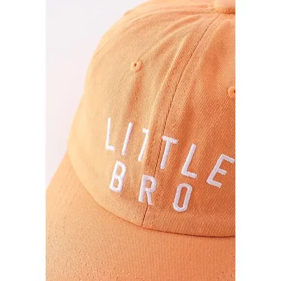 BOUTIQUE Abby & Evie Brown Big Brother Little Brother Matching Hats 100% Cotton - Picture 5 of 10